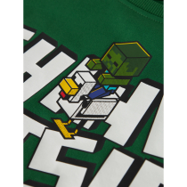 NAME IT Sweatshirt Jacks Minecraft Verdant Green